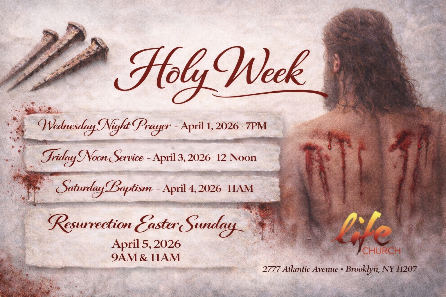 2026 Holy Week